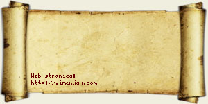 Velimir Debeljak vizit kartica